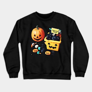 trick or trash Crewneck Sweatshirt